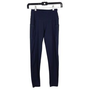 X by Gottex Black Compression Leggings with Pockets Mid Rise 7/8 Length XS